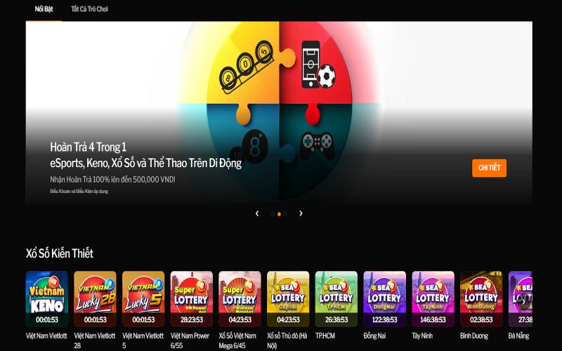 Giới thiệu các sảnh chơi tại 188BET
